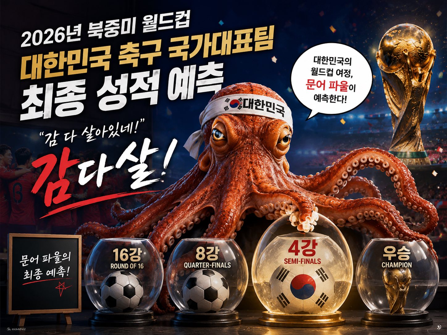 2026 북중미 월드컵 대한민국 화이팅